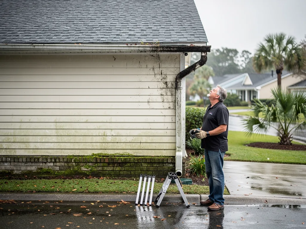 DIY vs call a pro for Mount Pleasant gutter issues