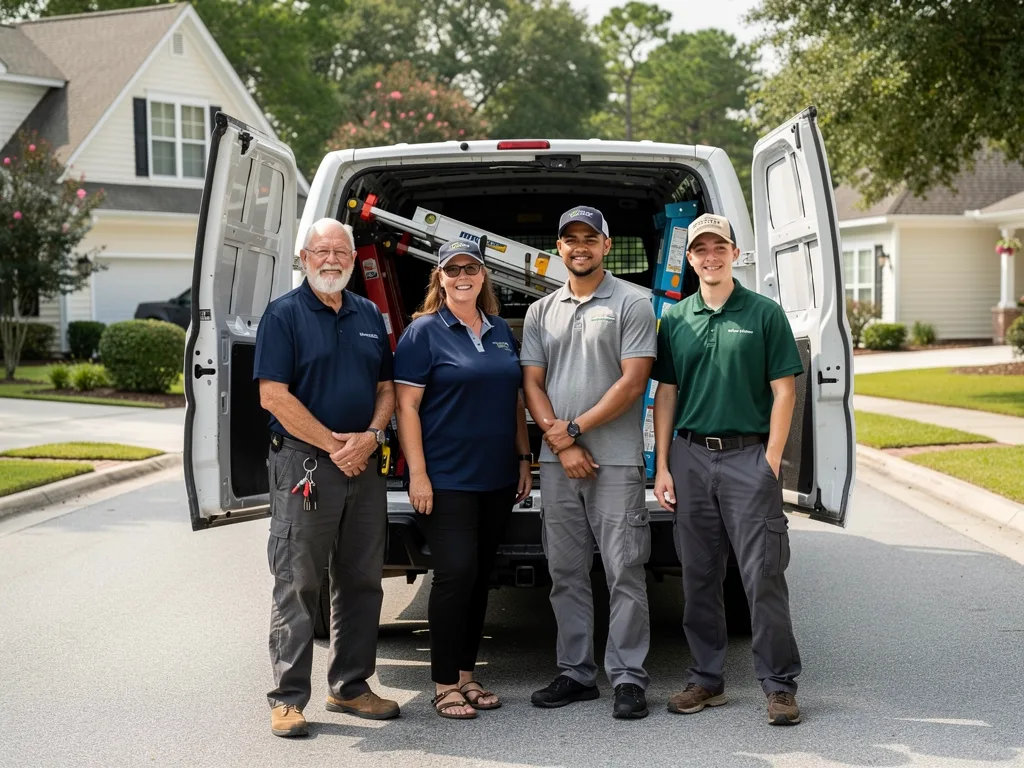 Mount Pleasant Gutters Services team
